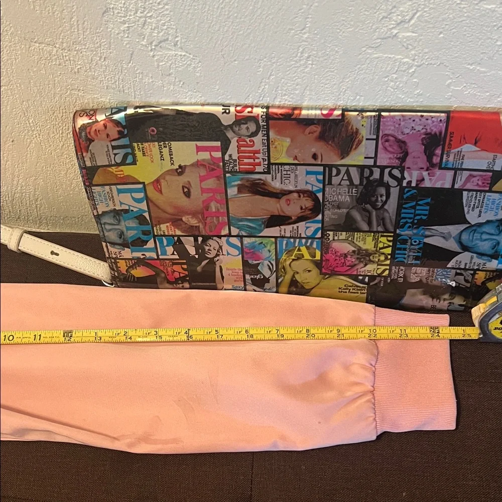 #1248=Women's Pink Bomber Jacket - Picture 6 of 6